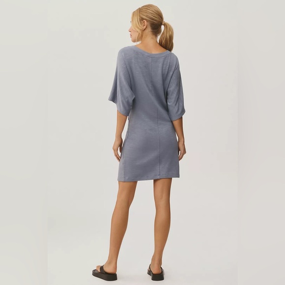 Daily Practice by Anthropologie Women’s Blue Side-Twist Tee Dress, Size XS - Picture 3 of 12